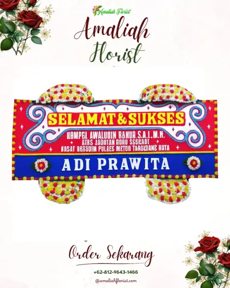 Papan Bunga Ucapan Selamat Purwamekar