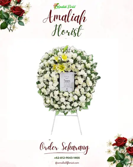 Krans Bunga Duka Purwamekar